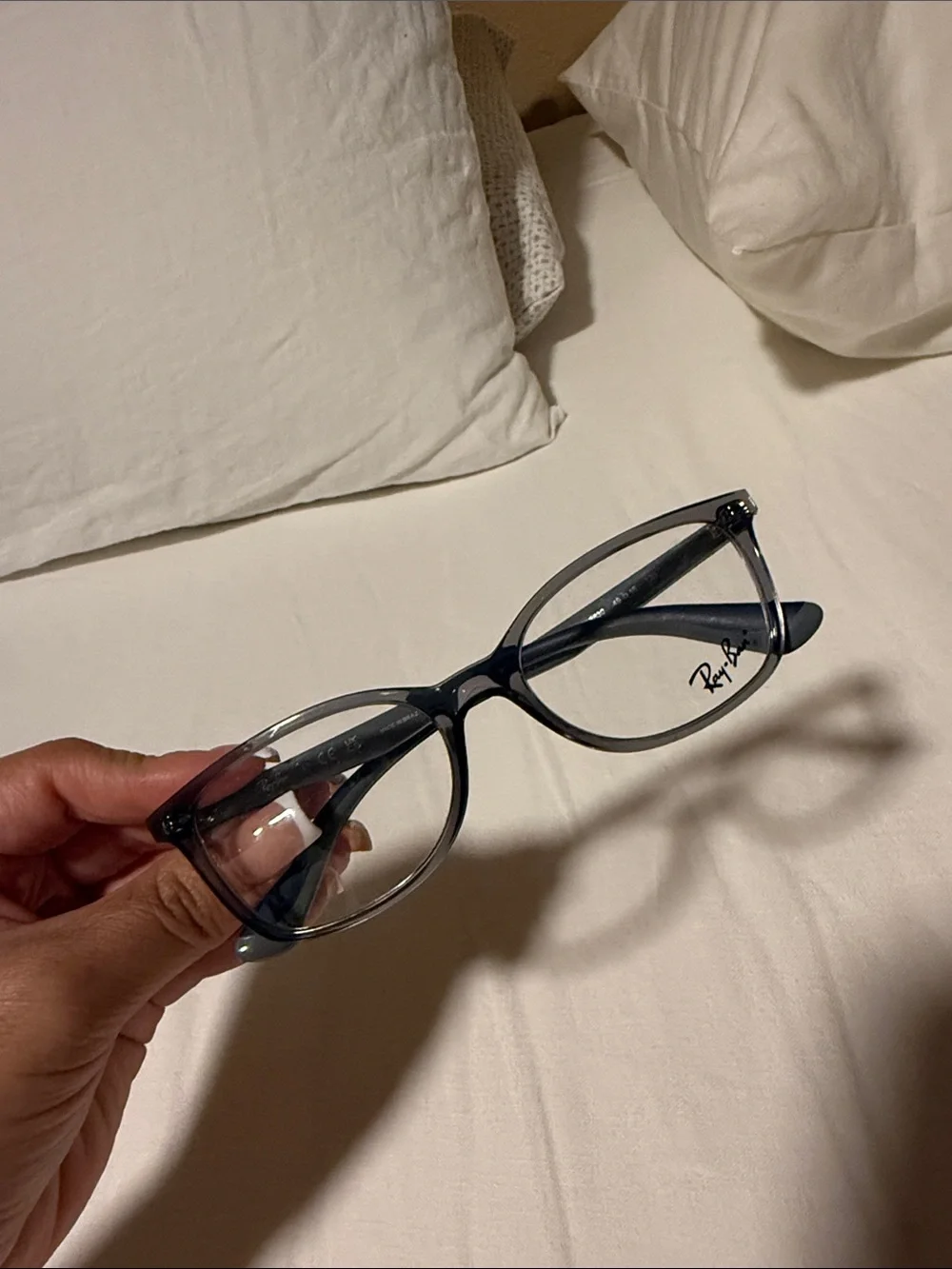 Glasses on Bed